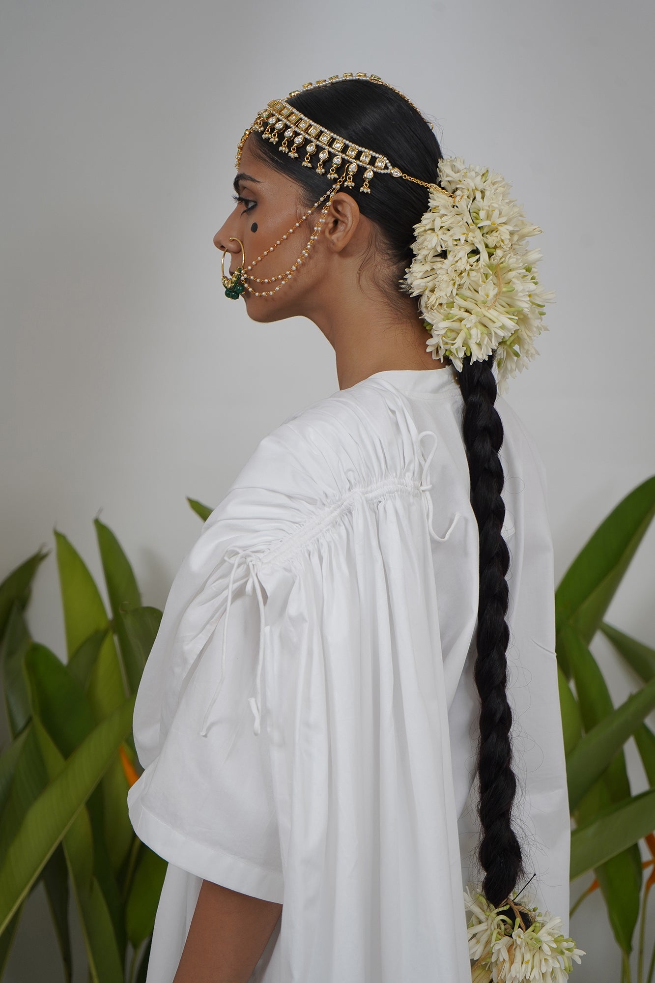 Pocket saree drape T-shirt