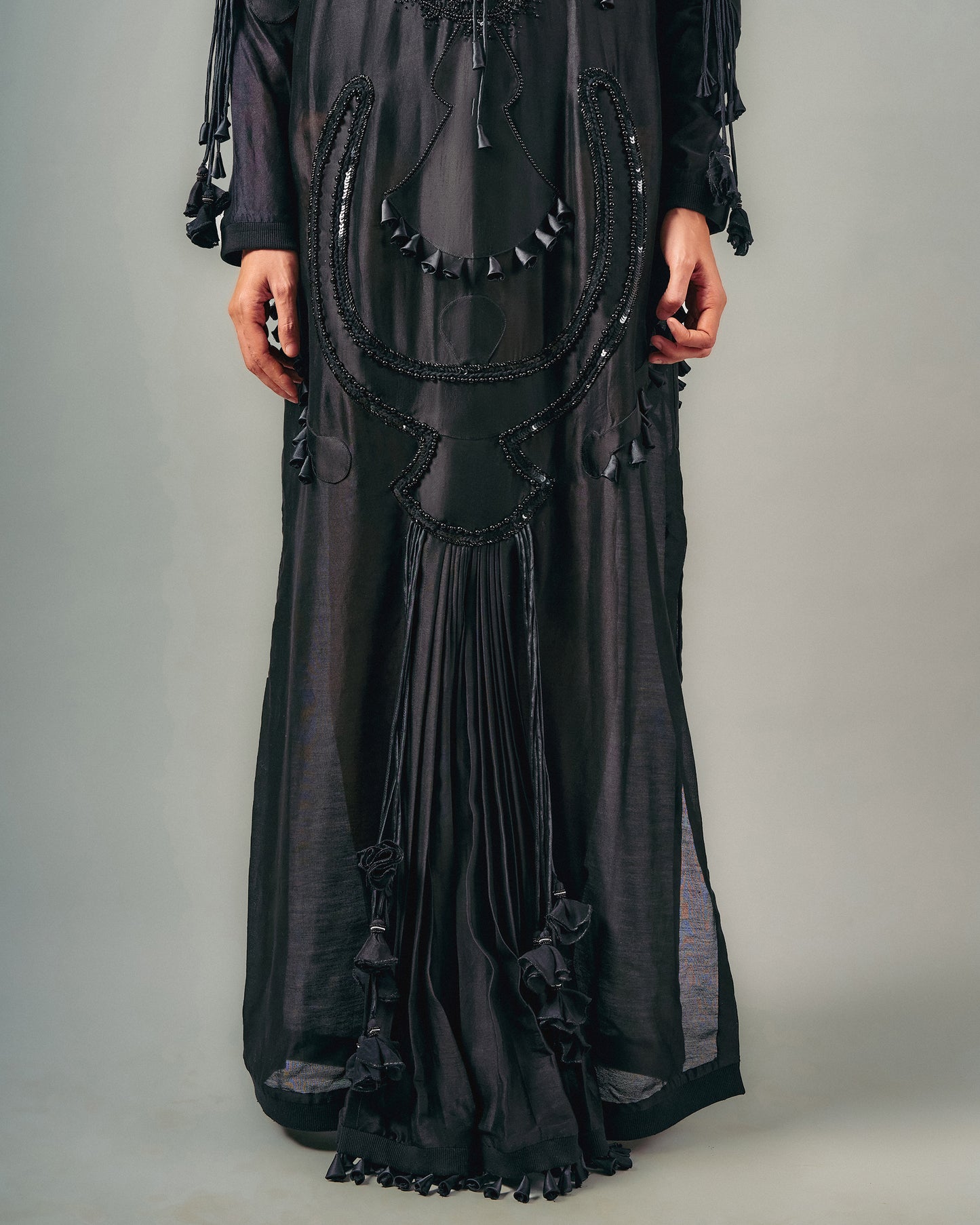 Circles dhoti drape dress