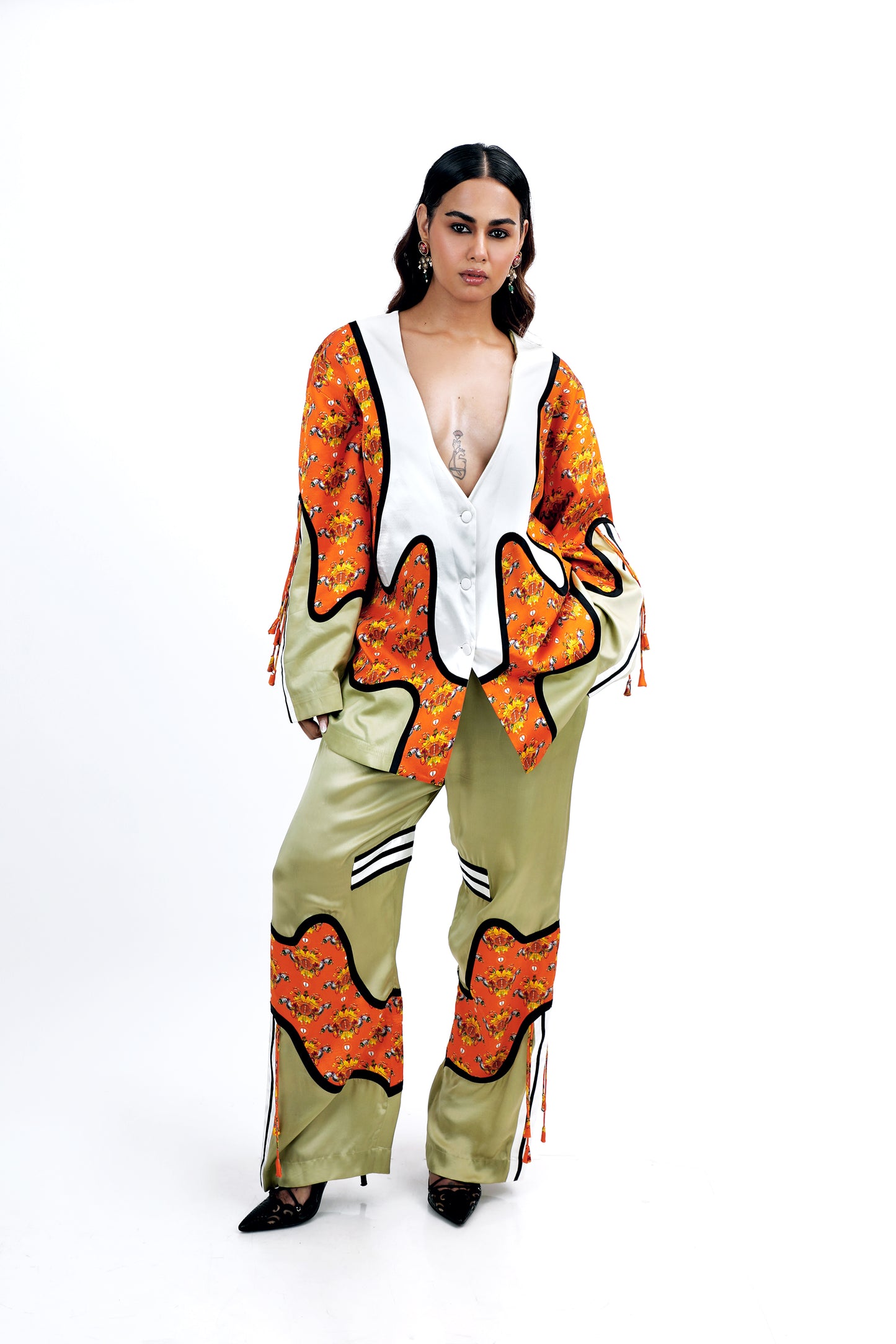Concentric yoke jacket set