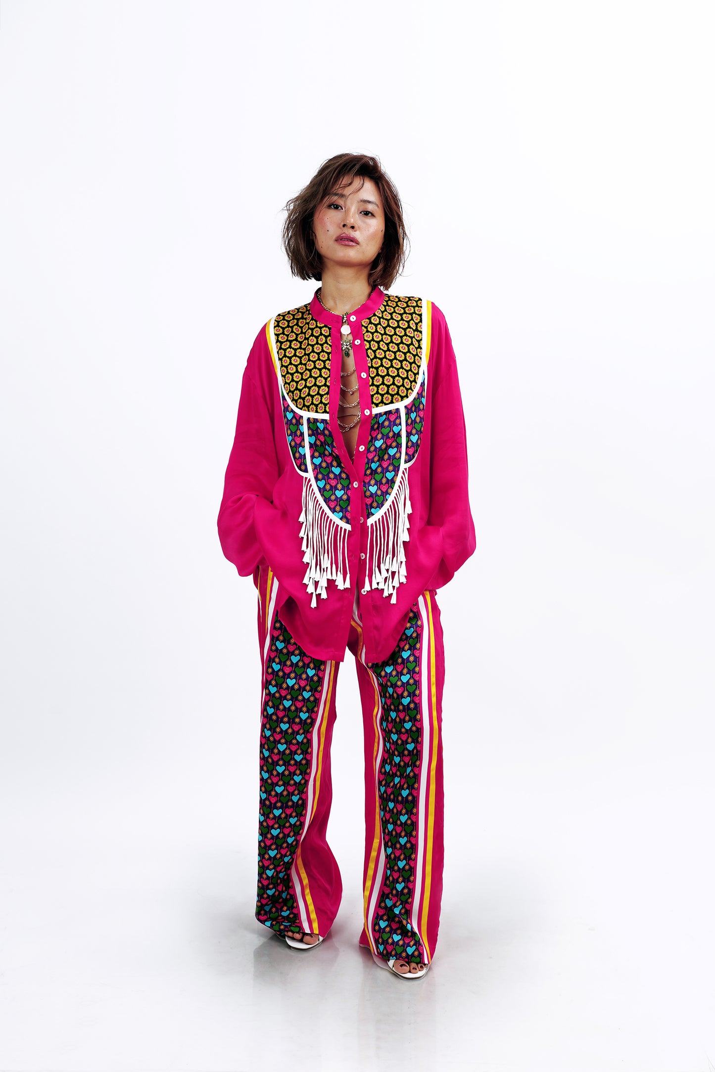 Scallop tassel co-ord set