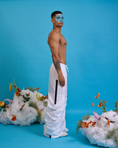 Cowl pocket trouser