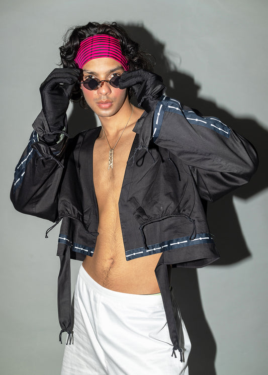 Apron crop jacket