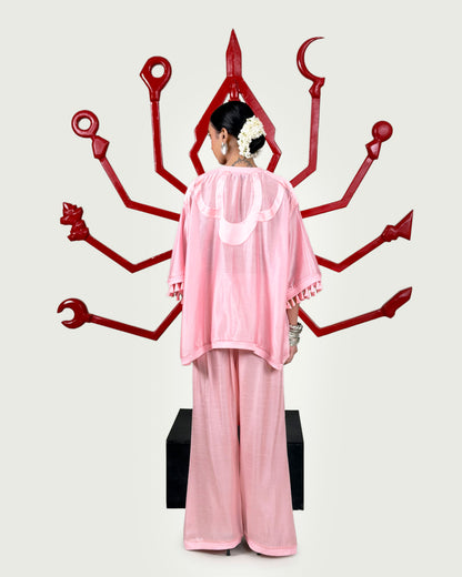 Godets cape + Trouser set
