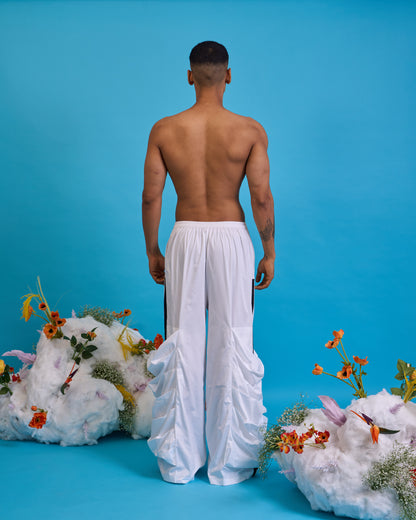 Cowl pocket trouser