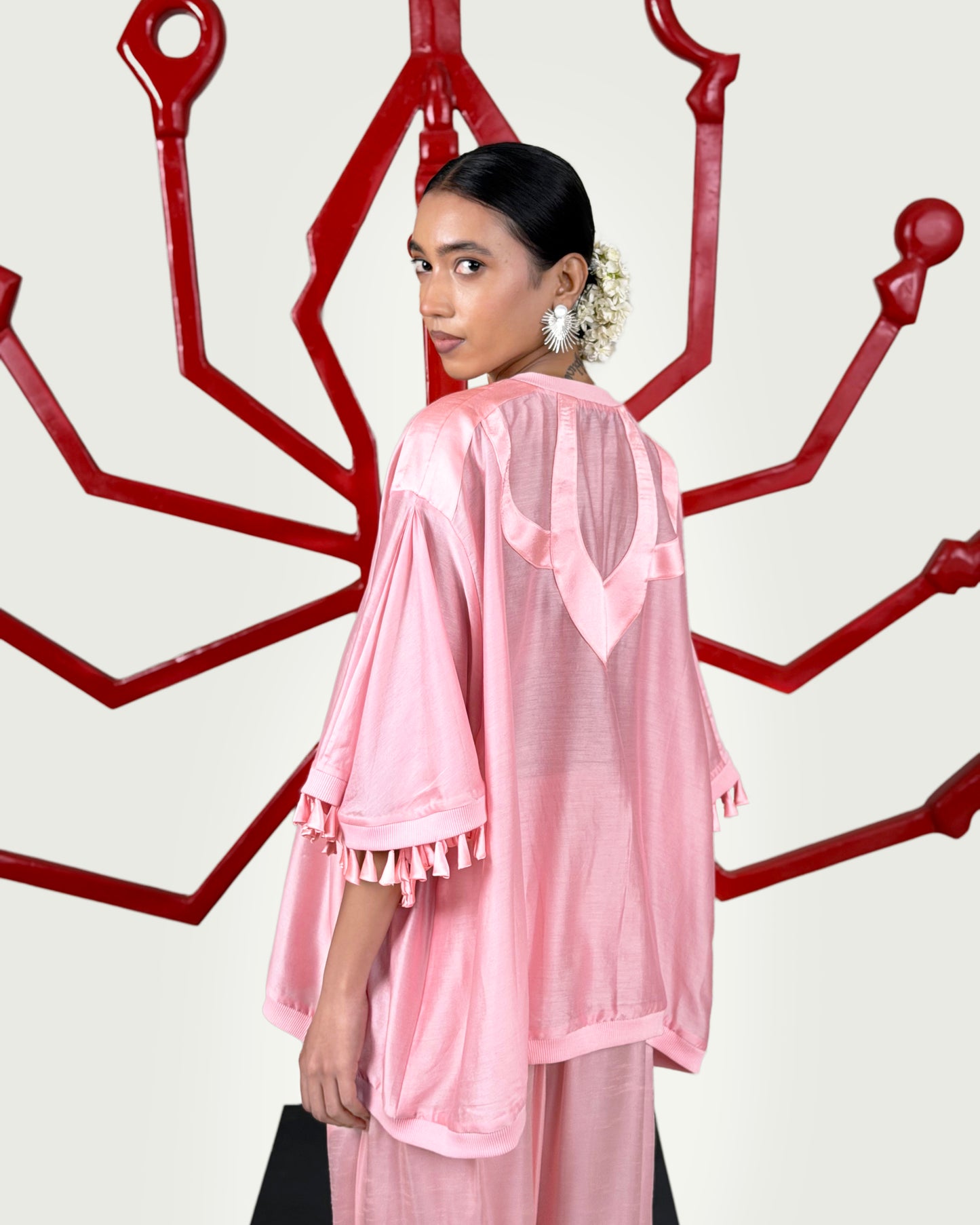 Godets cape + Trouser set
