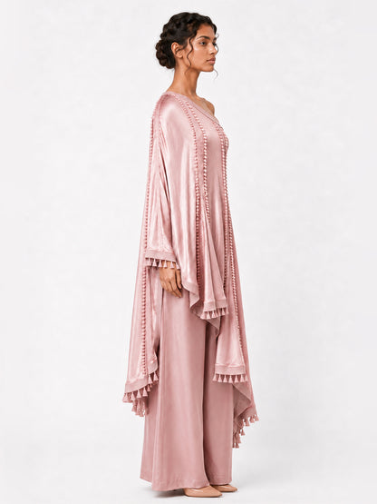 Godets one shoulder + Broad trouser set