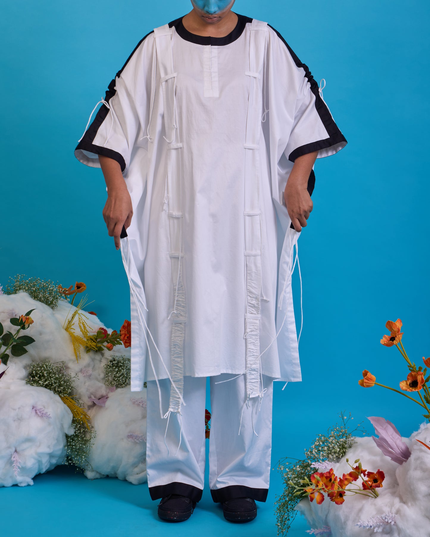 Suspender kaftan set
