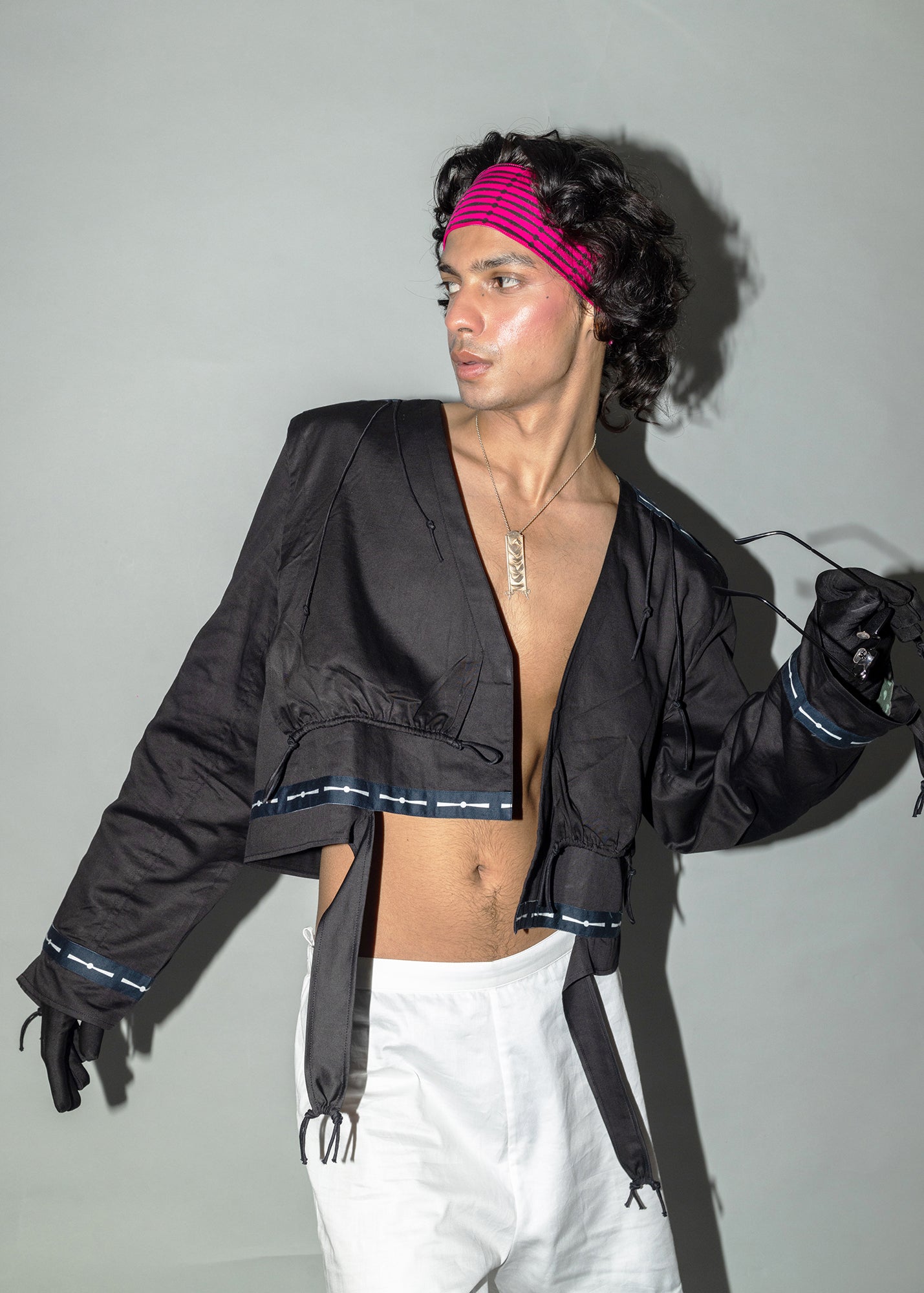 Apron crop jacket