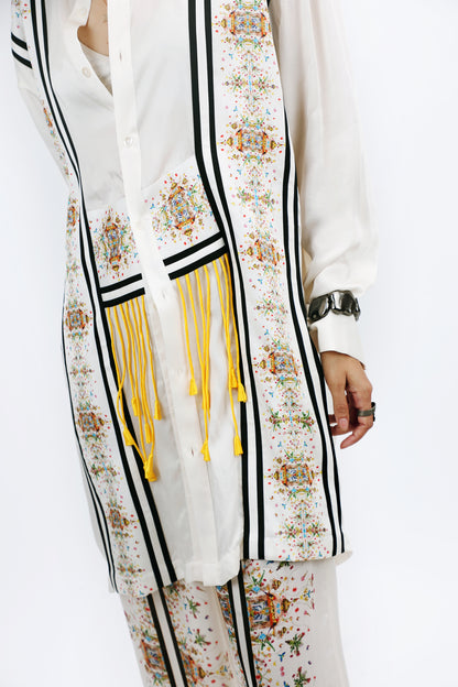 Suspender stripe co-ord set