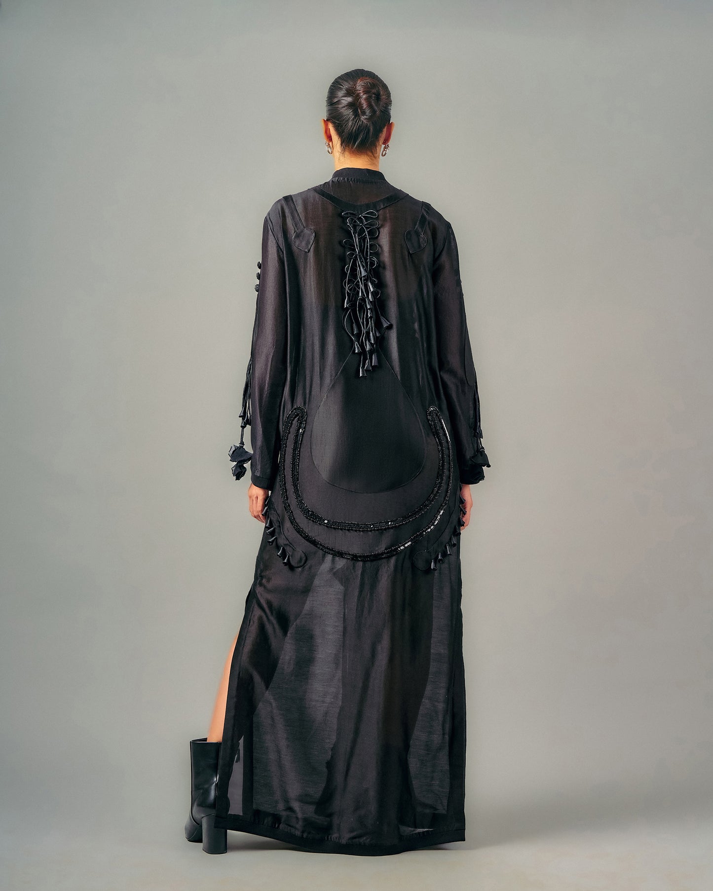 Circles dhoti drape dress