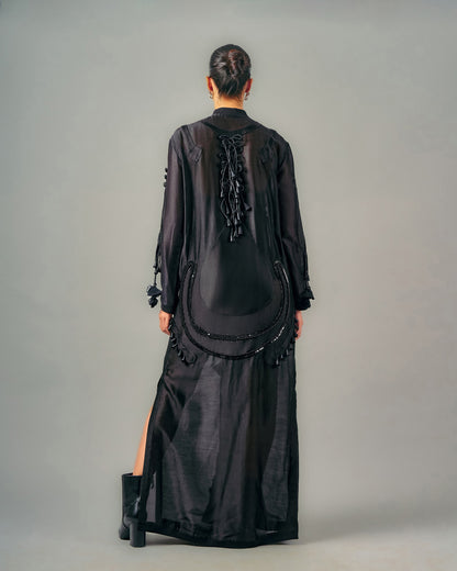 Circles dhoti drape dress