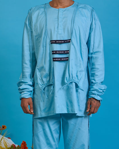 Over layer kurta set