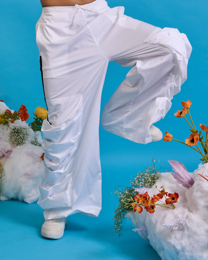 Cowl pocket trouser
