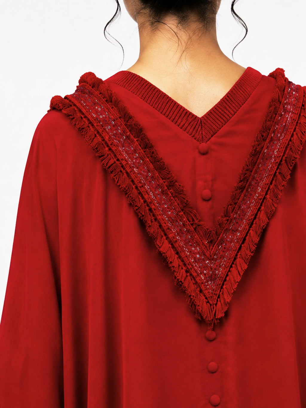Paisley drape cape + Trouser set