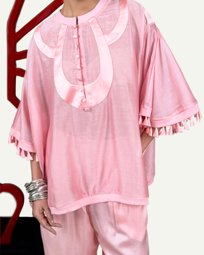 Godets cape + Trouser set